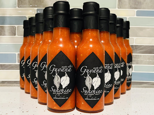 Aunty Allo's Guyana Sunshine - Hot Pepper Sauce